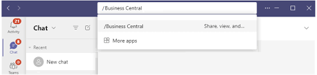Searching for Contacts from Microsoft Teams - Business Central ...