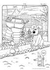 Wallace and Gromit coloring page