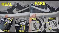 Nike SB Dunk low pro real vs fake. How to spot fake Nike SB dunk ...