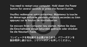 Image result for mac blue screen