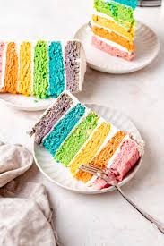 Image result for rainbow cake