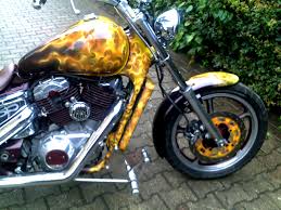 motorcycle new style flames