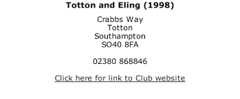 Image result for Totton & Eling Bowls Club