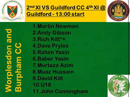 Image result for Worplesdon & Burpham Cricket Club