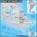 strait of magellan map