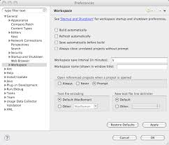 Image result for eclipse preference dialog