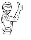 Power Rangers coloring page