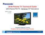 PANASONIC TC-P42S2 S2-SERIES 13TH-GENERATION 2010 TECH-GUIDE ...
