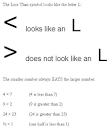 freemathtutoring   5101 Less Than and Greater Than Examples part