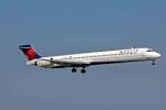 MD-90 Delta Airplane Model, hand crafted by Airplane Models ...