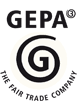 Von Angela Truskawa und Martin Pomaska †. GEPA-Logo. (Gesellschaft zur Förderung der Partnerschaft mit der Dritten Welt mit beschränkter Haftung)