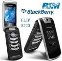 New BlackBerry Pearl 8220, the first Flip Phone by Rim