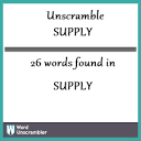 Unscramble SUPPLY - Unscrambled 26 words from letters in SUPPLY