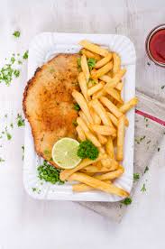 Image result for schnitzel mit pommes
