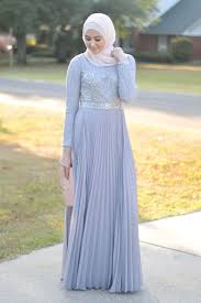 Busana Muslim Pesta 2016 Model Long Dress Modern - Busana Muslimodis