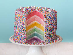 Image result for rainbow cake