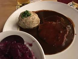 Image result for sauerbraten semmelknödel