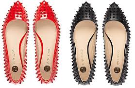River Island spike studded ballet flats > Shoeperwoman