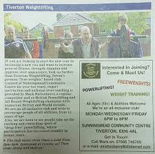 Image result for Tiverton Weightlifting Club