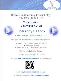 Image result for Avenue Junior (Yorkshire) Badminton Club