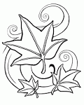 Dibujo de Hojas para colorear. Dibujos infantiles de Hojas ...