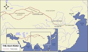 Image result for silk road map