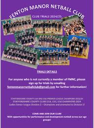 Image result for Fenton Manor Netball Club