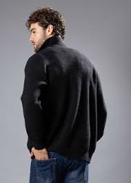 Image result for Мужская толстовка neck button black