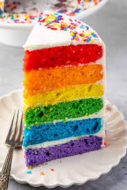 Image result for rainbow cake