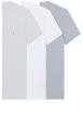 ALLSAINTS Tonic 3 Pack T-shirts in Blue & Optic White | REVOLVE