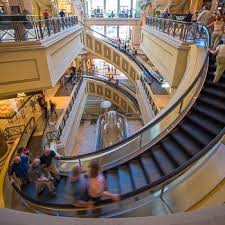 Image result for spiral escalator