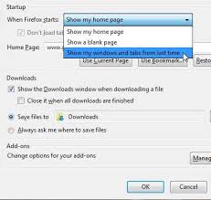 Image result for Show my windows and tabs from last time