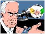 Carlos Latuff, "Israel: Aiming to Sabotage Palestinian Reconciliation" - latuff_sabotaging_reconciliation