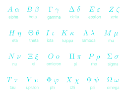 Image result for greek alphabet