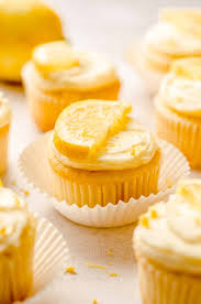 Image result for lemon cupcake
