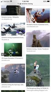 Image result for extreme ironing