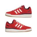 Adidas Originals Forum Low CL (Red/Off White/Gum) Men's Shoes ...