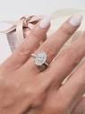 3 Carat Oval Diamond Engagement Ring, Lab Grown Diamond Engagement ...