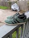 Size 9.5 - adidas Gazelle Green | eBay