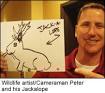 Peter Murtagh and Jackalope drawing I hope I will see one.