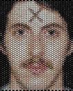 Pill Popped Op Art, Scott Blake's Self-Portrait in Ecstasy