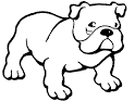 Dog coloring page