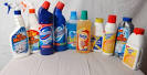 Household cleaners packaging