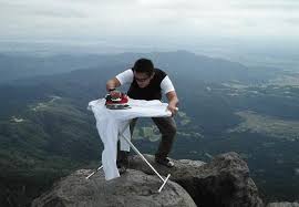Image result for extreme ironing