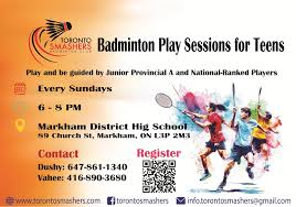 Image result for Saturday Smashers Junior Badminton Club