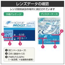 「ワンデーアキュビューモイスト」の画像検索結果