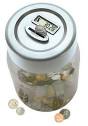 Digital Coin Counting Money Jar