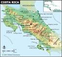 Costa Rica Map - Wildland Adventures