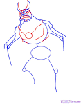Step 3. How to Draw Ben 10 Aliens Jetray
