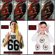Image result for 666 hand sign